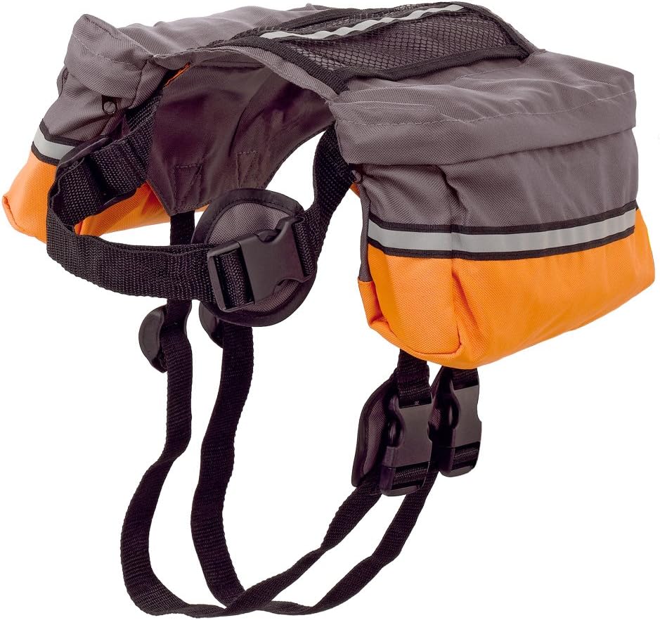Ferplast Dog Scout Dog Bag, 30 x 6 x 25 cm, grau, 30 cm L x 6 cm W x 25 cm H