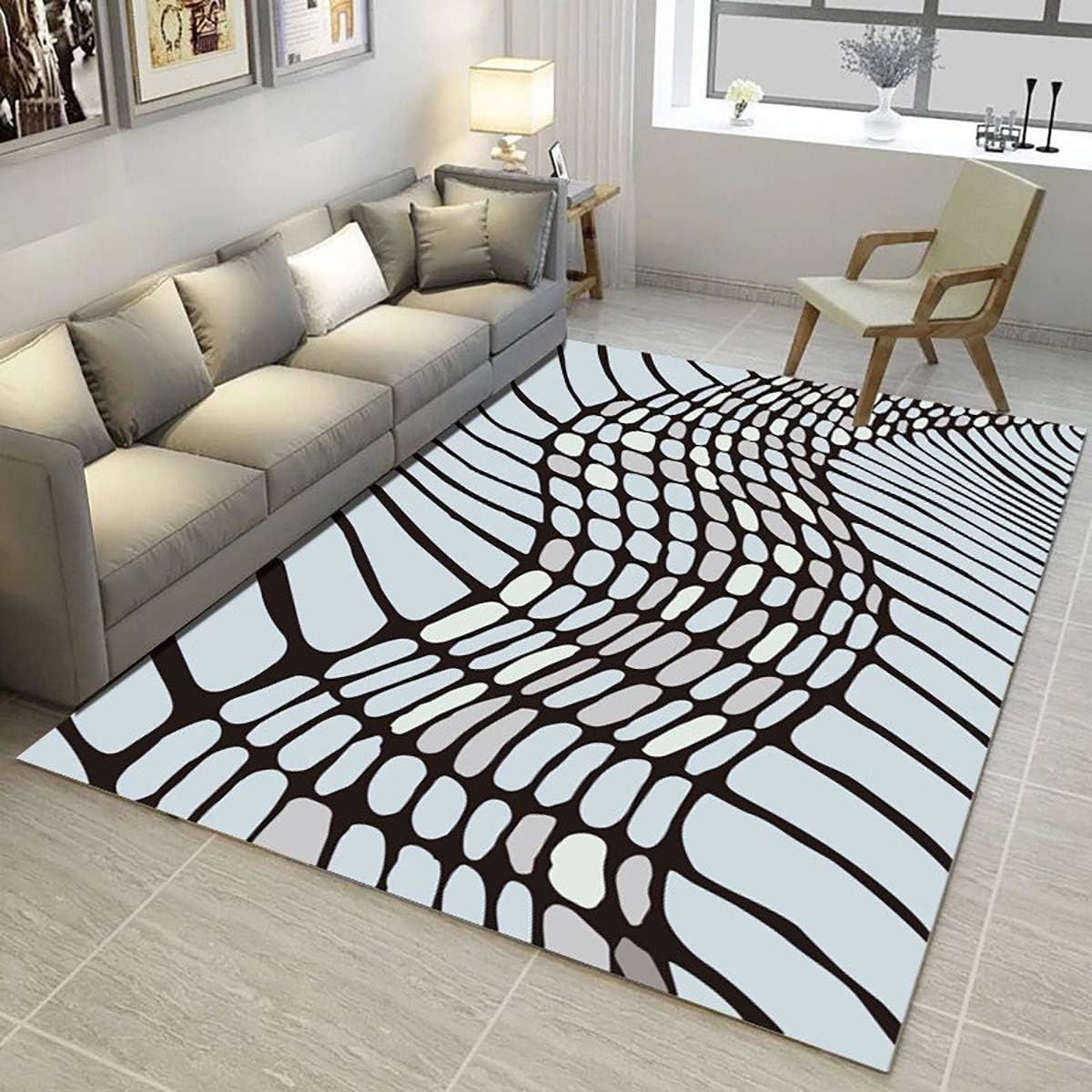 XIAOLEI Sofa mat 160x240cm Hardwearing Felt Bedside Carpet Cozy Shaggy