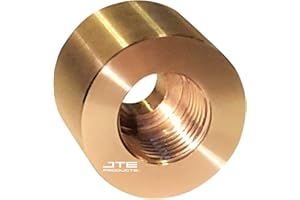 JTE Products 14MMEGT - 14mm x 1.50 Shrouded EGT sensor repair fitting/weld bung - CNC 304 Stainless - fits GM Duramax Diesels - Made in USA