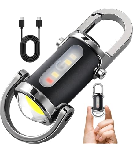 Linterna LED Recargable 800 Lúmenes - 6 Modos, Magnética, Con Clip, Impermeable, Ideal Para Trabajo Y Exteriores
