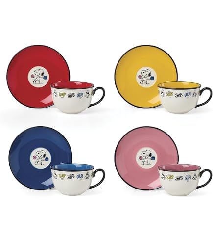 Amazon.com: Sunuupii 630737 Indigo Arabesque Cup & Saucer with