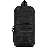 Champion unisex adult Stealth Sling Strap Pack Messenger Bags, Black, One Size US