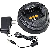 WPLN4137 WPLN4137BR Charger Compatible with Motorola CP200 CP340 CP360 CP380 CP040 CP140 PM400 PR400 NNTN4496 NNTN4497 NNTN4970 WPLN4137 WPLN4138