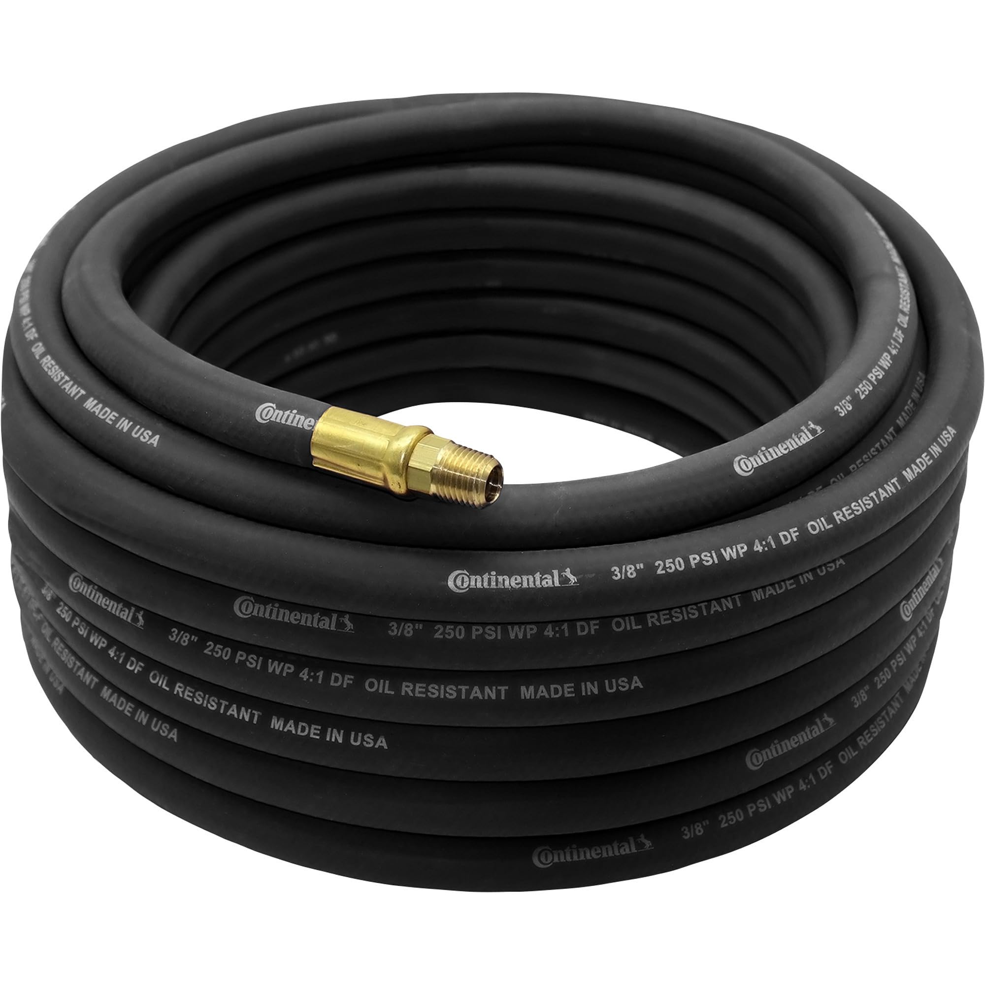 Goodyear Rubber Air Hose - 3/8in. x 50ft., Black by Goodyear