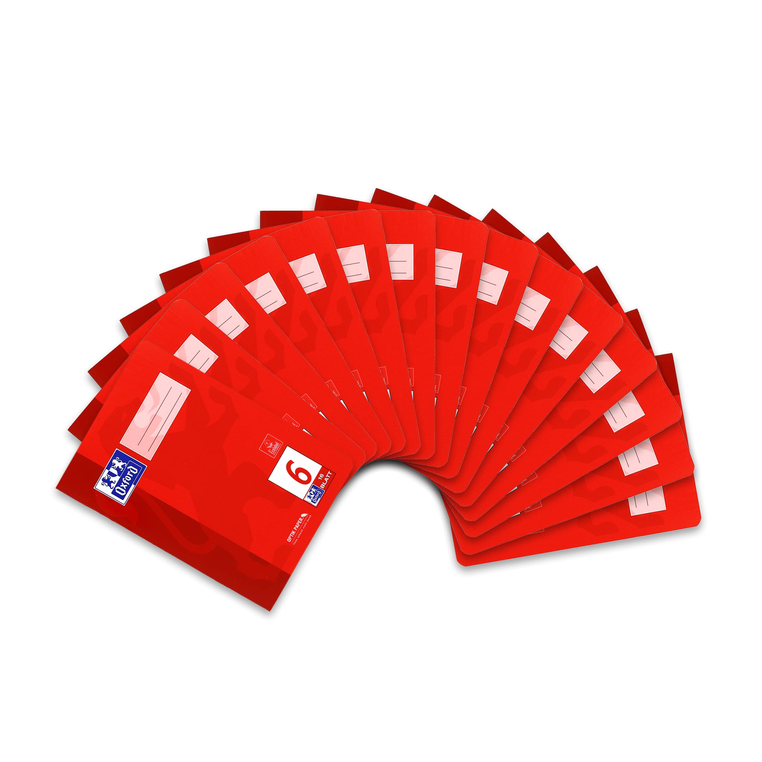 Hamelin Paperbrands Oxford 384501606 School Notepad A6 16 Sheets Line Style 5 Pack of 15