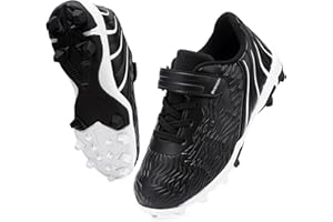 BKWHDAY Girls Softball Cleats Turf Baseball Shoes for Youth Kids Boys Lightweight Performance Supportive