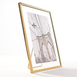 Lawrence Frames 4x6 Gold Garett Metal Float, 1