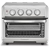 Cuisinart Air Fryer Toaster Oven with Grill, 1800W 8-1 Air Fryer Oven with Bake, Convection Bake, Grill, Broil and Warm Optio
