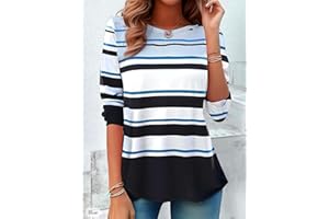 Women's Casual Long Sleeve Shirts Crew Neck Button Pullover Top Fall Fashion Outfits Clothes