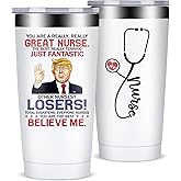 Fufandi Nurse Gifts for Women - Nurses Week Gifts, Nurses Day Gift for Nurse, Doctors, Assistant - Nursing Graduation Practitioner Birthday Gift - Tumbler Cup