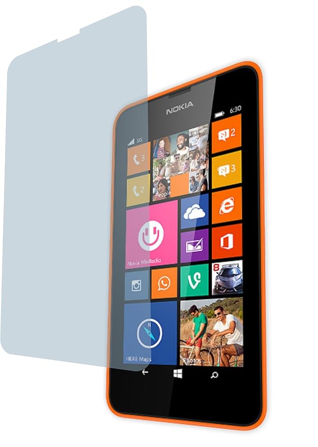 Nokia Lumia 630 (2 Stück) PREMIUM Displayschutzfolie Bildschirmschutzfolie ANTIREFLEX von 4ProTec - KRATZFEST UND PASSGENAU
