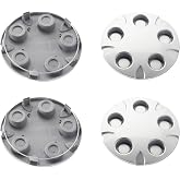DewFlew 4Pcs 178mm Silver Wheel Center Caps for S10 Xtreme Blazer Xtreme | 178mm (7") OD, abs plastic, scratch-resistant and durable, replacement for 15035067 9590841 9593840