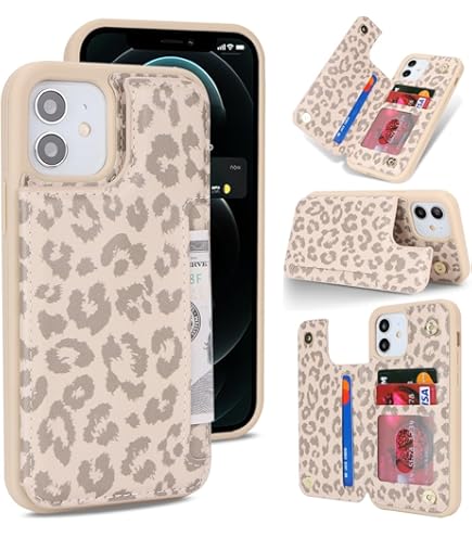 Amazon.com: JOYAKI Wallet Case Compatible with iPhone 12 Pro/12