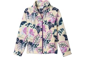 Columbia Toddler Girls Benton Springs II Printed Fleece, Lemon Wash Pasteled, 3T