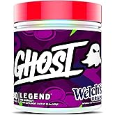 GHOST Legend Pre-Workout Powder, Welch's Grape - 30 Servings – Pre-Workout for Men & Women with Choline, L-Citrulline, & Beta Alanine for Energy & Focus
