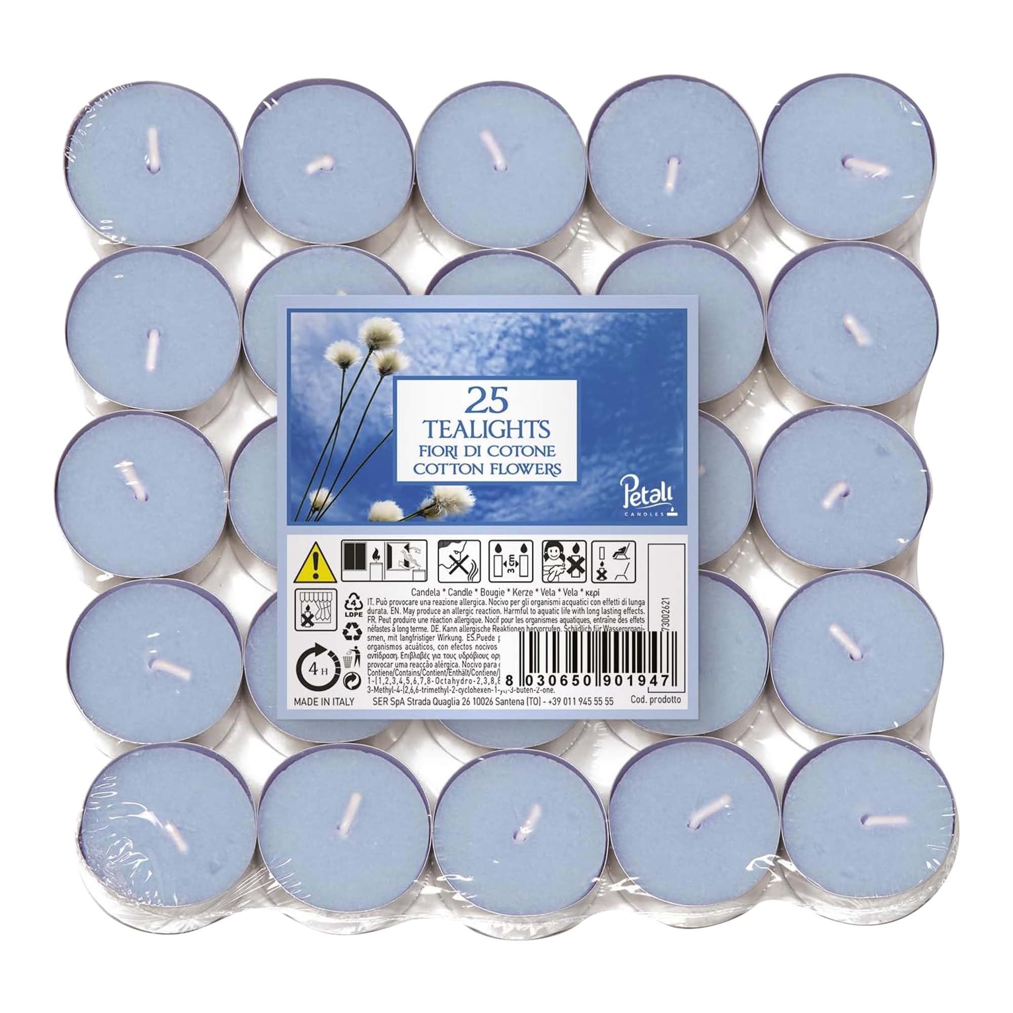 Price's Petali Range Scented Tealights 25 Pack