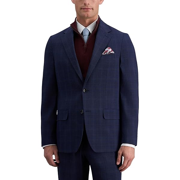 Men's Haggar Premium Comfort Shawl Collar Slim-Fit Black Tuxedo Jacket