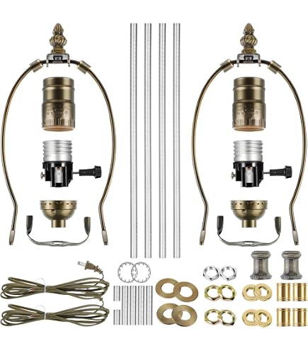 Canomo 2 Sets Bottle Lamp Making Kit | DIY Lamp Kit With Adapters, Side Hole Socket, No Drilling Needed - View #4