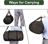 Repton Fitness Gears Gym Duffle Bag 30L with Shoe Compartment Black view 8