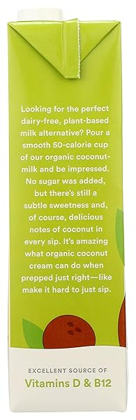 365 BY WHOLE FOODS MARKET, ORGANIC UNSWEET ORIGINAL COCONUT MILK, 32 FL OZ