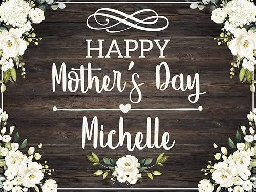 Amazon Com Rustic Mother S Day Banner Personalized Mothers Day