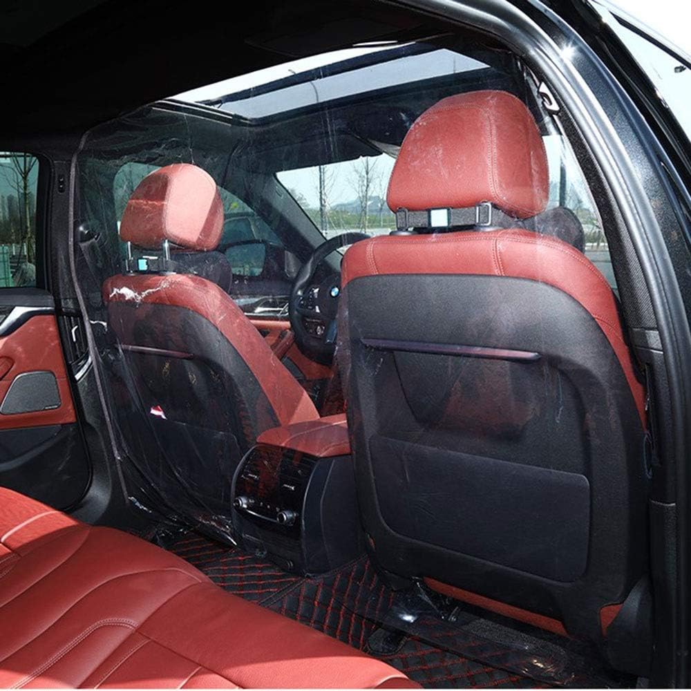 WYBB Car and Taxi Isolation Film, Front and Rear Partition Curtains of The Cab, Transparent Dustproof Anti-Foam Protection Film