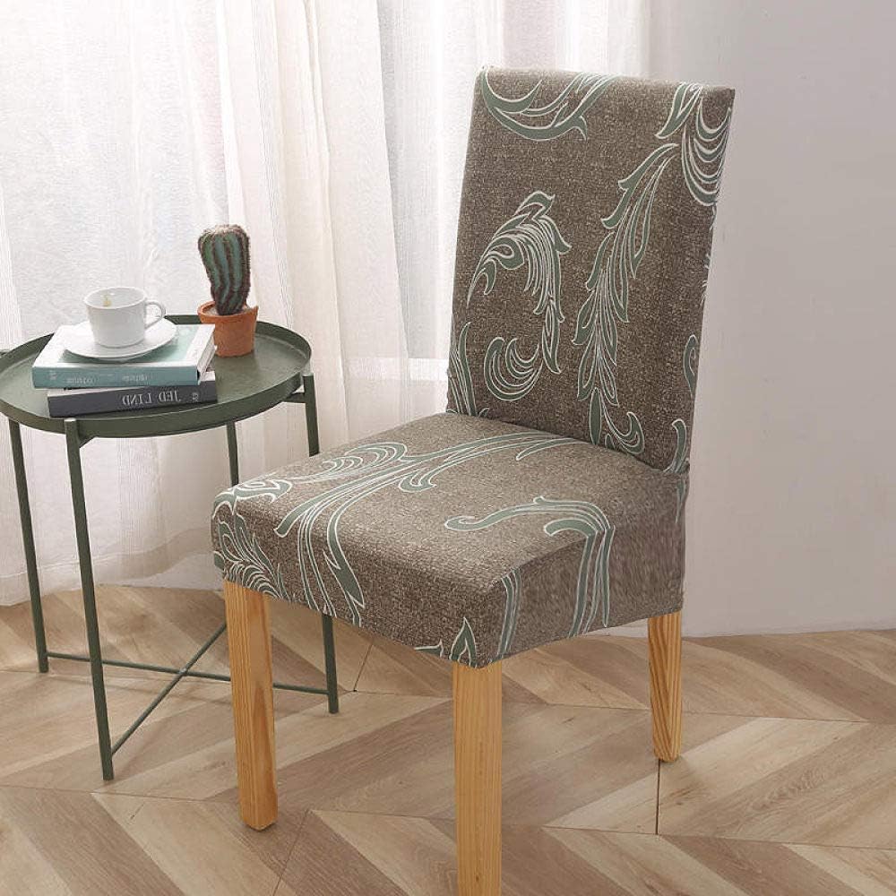 Stretch Stuhlhussen,Weiche Stuhlschutzhüllen Abstrakte Federdruck