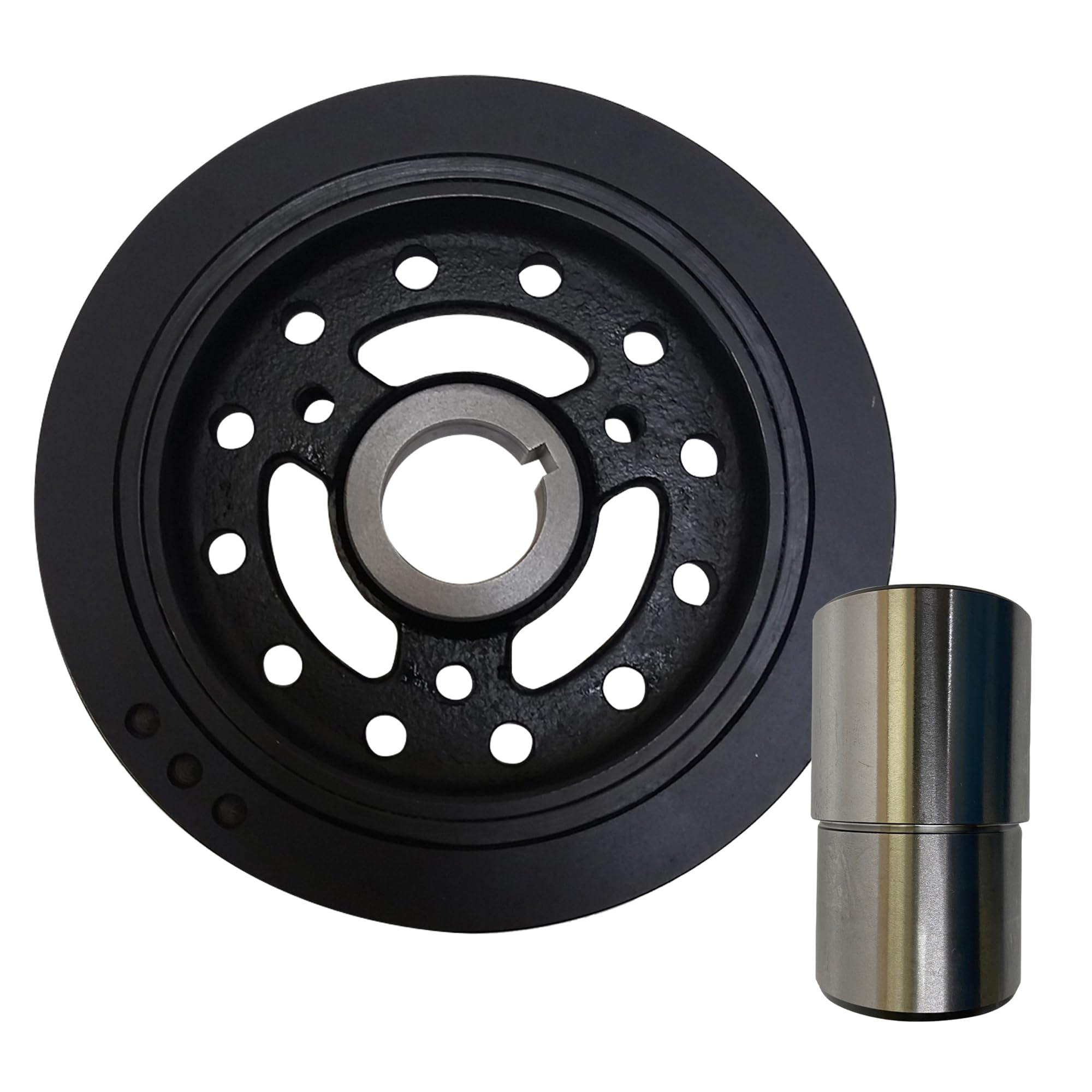 Photo 1 of Heavy-Duty Harmonic Balancer with Crank Sleeve for FE Series Engines – Compatible with 352, 360, 390, 410, 427, 428 Models (1964-1978)