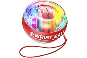 JIN BD Wrist Trainer Ball Auto-Start Gyroscopic Forearm Exerciser Gyro Ball for Strengthen Arms, Fingers, Bones and Muscles