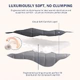 HIG 3 Pieces Grey Reversible Duvet Set 200x200cm OEKO-TEX 10.5 Tog view 3