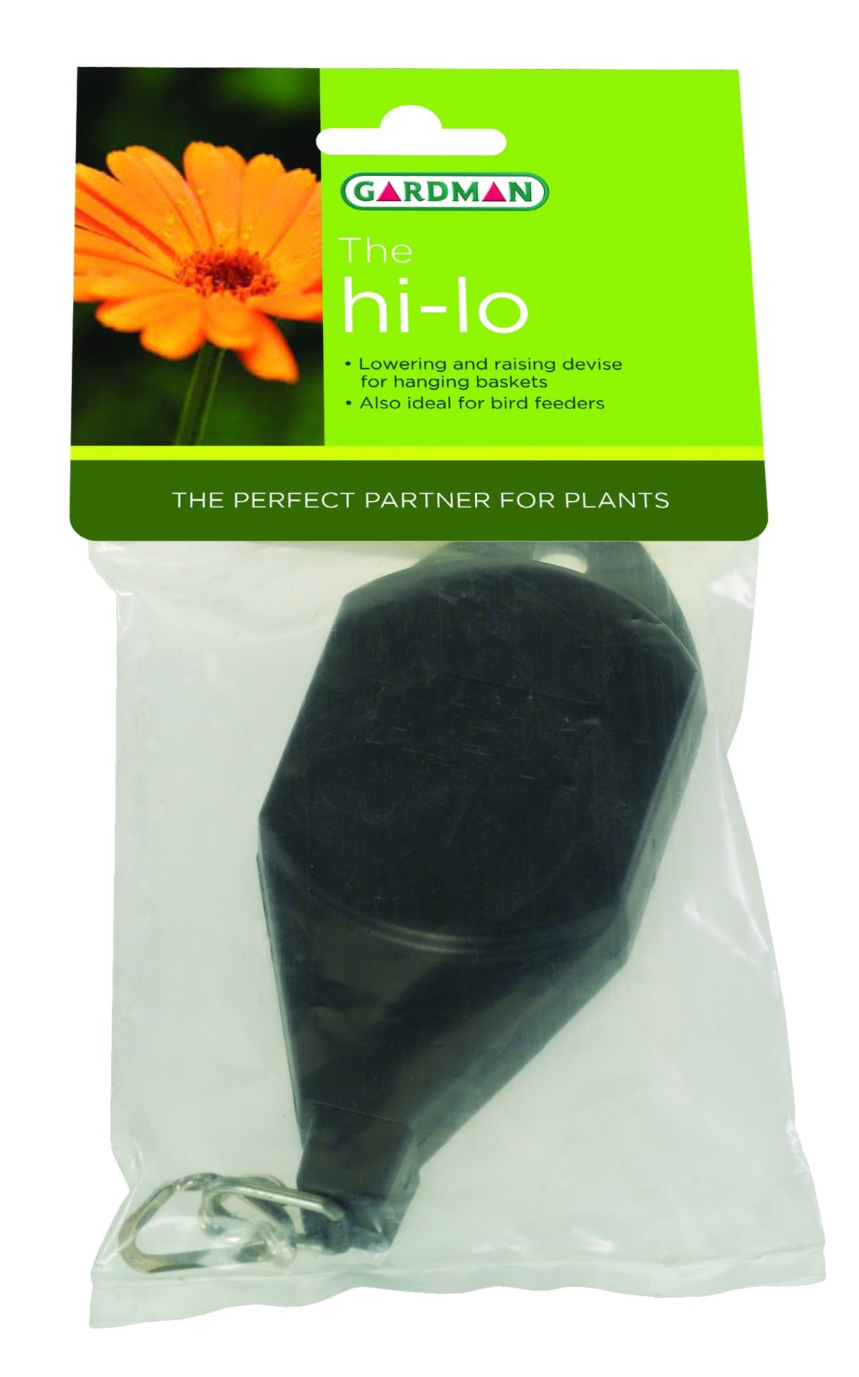 Gardman 02100 The "Hi Lo" Hanging Basket Adjuster, Multi-Colour, 11.5 x 2 x 26 cm