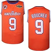 EETUG Bobby Boucher Basketball Jersey,9 The Waterboy Sandler Mud Dogs Bourbon Bowl 50th Anniversary Movie Basketball Jersey