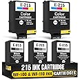 5-Pack Compatible Ink Cartridges for WF-100 & WF-110 – Includes 3 Black and 2 Tri-Color | Easy-to-Install Replacements for Inkjet Printers | Reliable Printing Performance, Vivid Colors, Sharp Tex