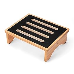 StrongTek 5" High Wooden Bed Step Stool for