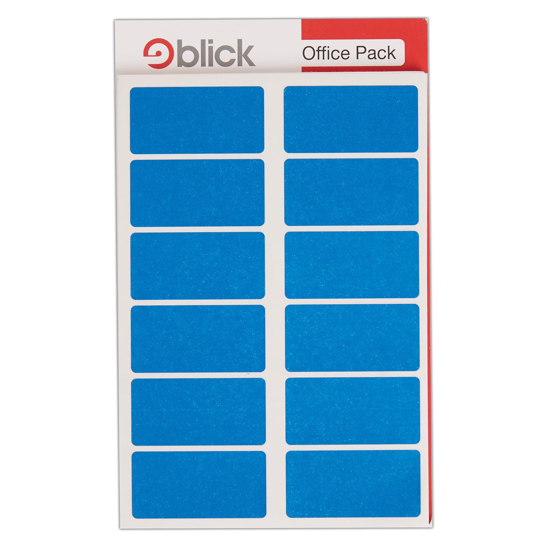 Blick Labels, Blue, Self Adhesive Stickers Office Pack, Rectangular, 25mm x 50mm, 320 Labels, For Home, Office, Family, School, Letters