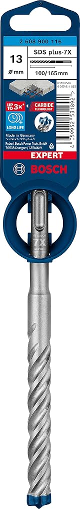 Bosch EXPERT SDS plus-7X Hammer Drill Bit 13 mm x 100 x 165 mm view 2