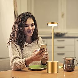 YHT Rechargeable Cordless LED Table Lamp Portable