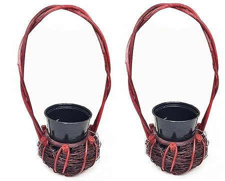 Flower Pots Decorative Home & Hotel Use | Wooden Decorative Pot, Indoor Flower Pot Living Room (M4)