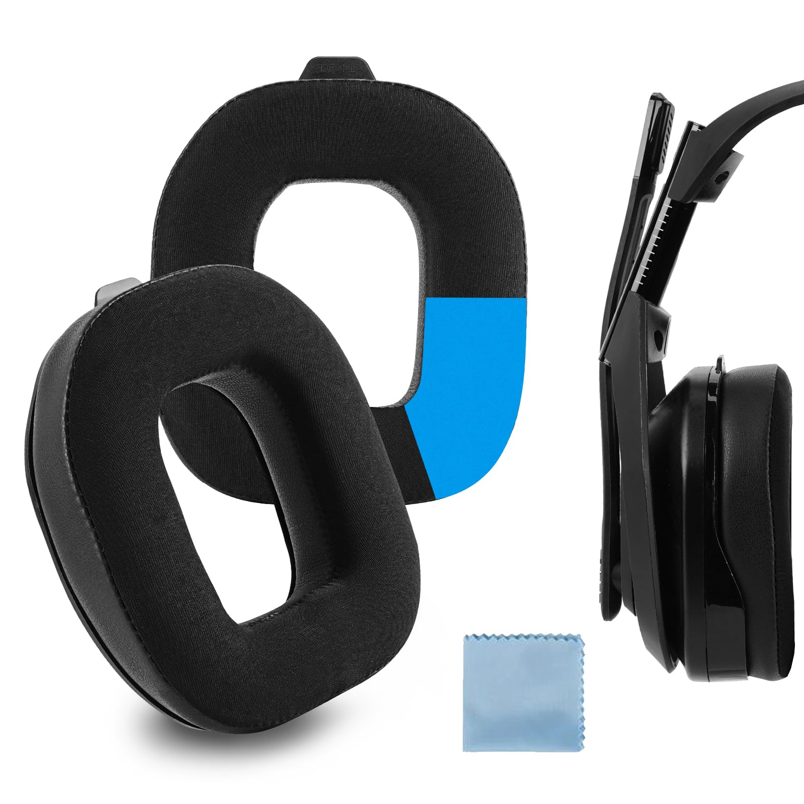 Geekria Sport Cooling-Gel Replacement Ear Pads for Astro A50 Gen 4 Headphones, Repair Parts (Black)