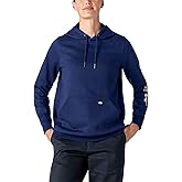 Dickies Women's Heavyweight Logo Sleeve Pullover, BLUE, 2X
