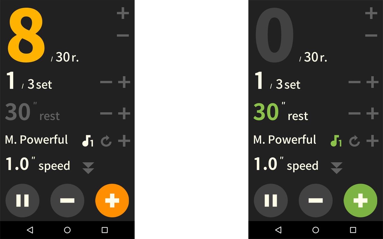 Amazon Com Voice Workout Rep Counter Real Human Voice For Exercise Stretching Cardio Strength Yoga Fitness Apps Games