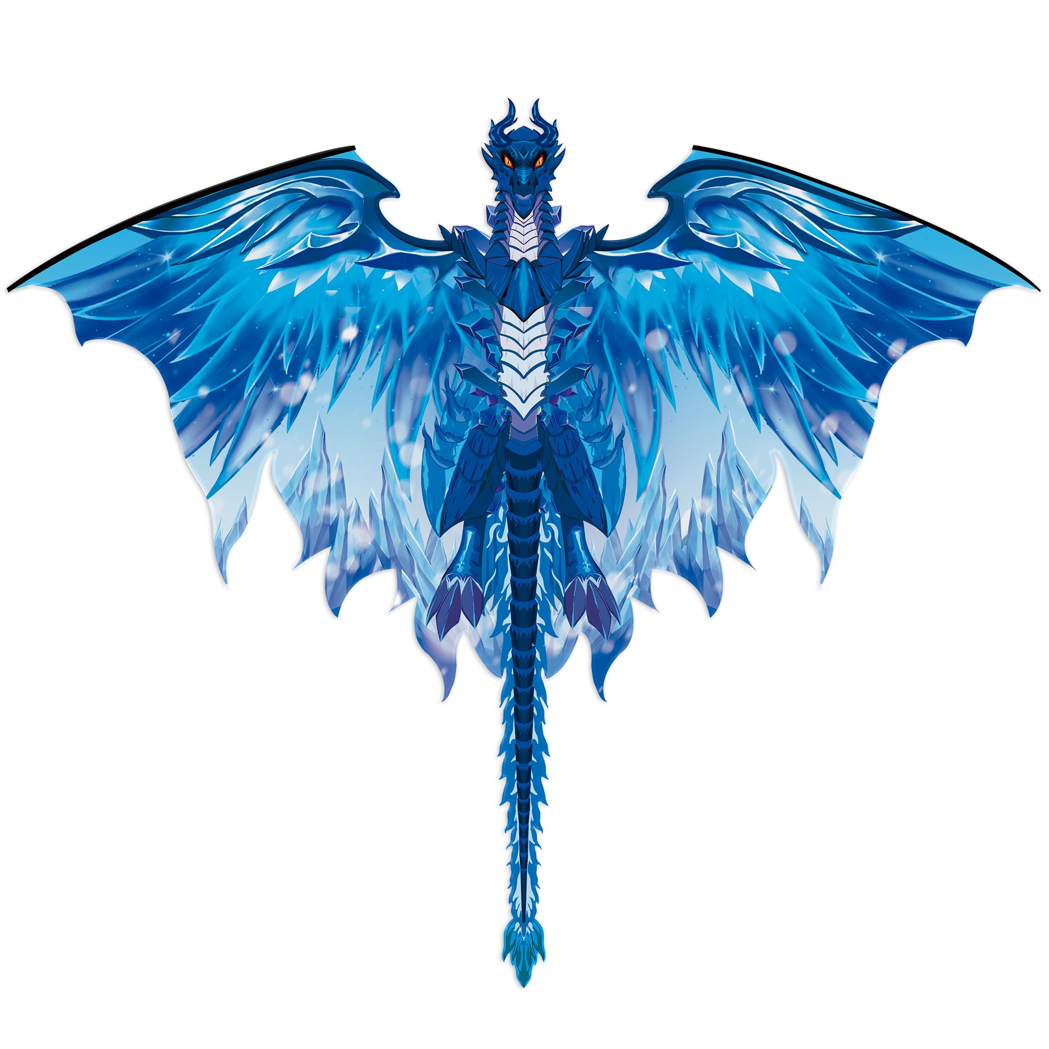 Dragon Kite for Adults, Kites for Kids Ages 4-8 8-12 Easy to Fly, Kids Kites for Boy Girls, Kite for Beginners Beach Trip Park Family Outdoor Games and Activities Blue