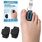 TASZOOS Hammer Toe Straightener Corrector, 2Pcs Toe Splint Support | Adjustable Non-slip Corrector for Women &amp; Men, Relief for Curled, Broken Support, for Resting, Walking, Standing, One Size