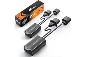 Nilight H13/9008 LED CANbus Decoder - Anti-Flickering Harness Error Free Resistor Capacitor for LED Bulb, Pack of 2