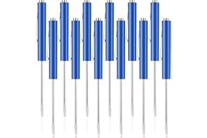 CSSOPENSS 12 Pieces Pocket Screwdriver Mini Tops And magnetic pocket screwdriver with A Single Blade Head for Mechanical, Electrician (blue)