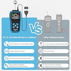 DURFICST Moisture Meter Wall & Pinless, Pin