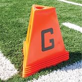 BSN Stackable Sideline Markers - 11 Piece Set, 1 x 1 x 1