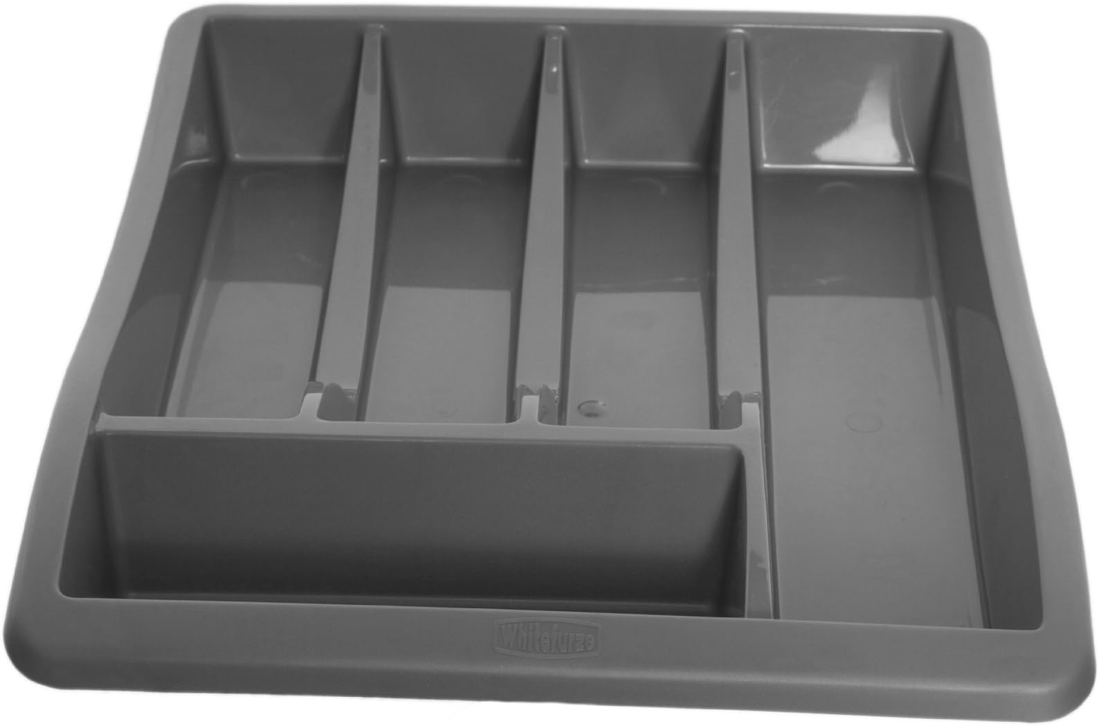 Durable Whitefurze Silver Plastic Cutlery Tray (Branded Item)