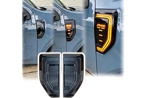 LED Side Marker Lights for 2022-2025 Ford Maverick - Smoked Black DRL with Maverick Logo, Plug-and-Play Ford Maverick Accesso