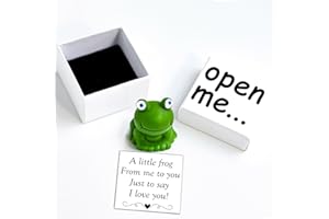 WENGIFT I Love You Frog Gift Matchbox Gifts for Boyfriend Girlfriend Gift for Valentine's Day